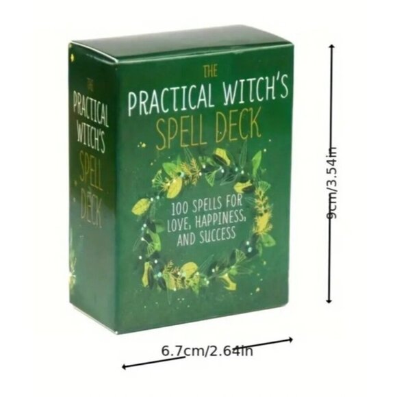 The Practical Witch's Spell Deck 100 Spells for Love, Happiness & Success - Picture 4 of 4